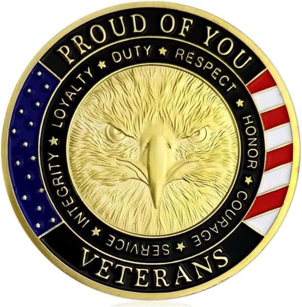 Military Appreciation Veteran Challenge Coin Set - Image 3