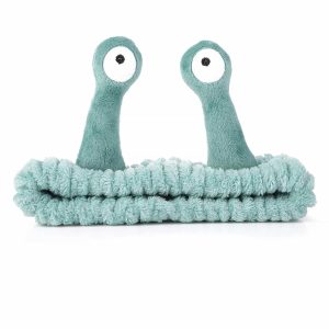 Cute Snail Spa Headband: Coral Fleece Hair Accessory
