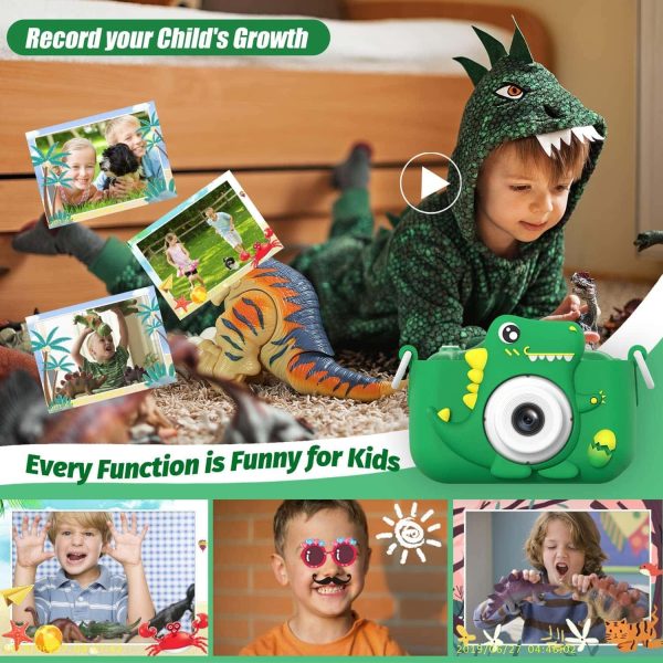 Hd Dinosaur Kids Camera: Cute Toddler Gift - Image 3
