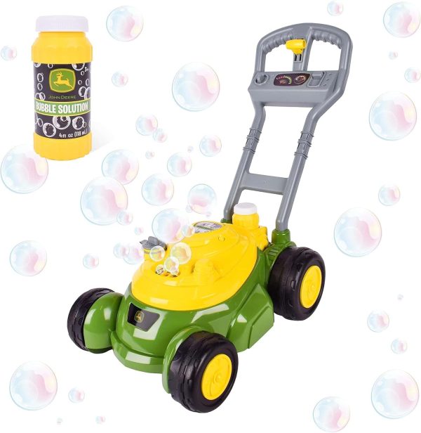 John Deere Toddler Bubble Mower Toy Outdoor Indoor