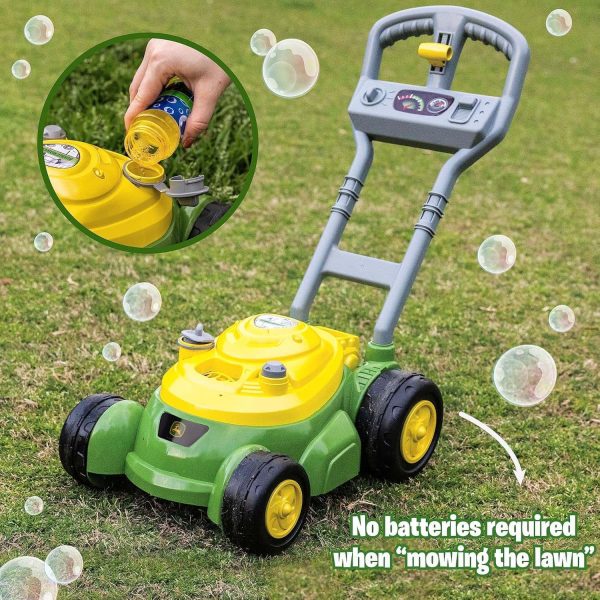 John Deere Toddler Bubble Mower Toy Outdoor Indoor - Image 3