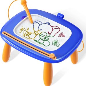 Toddler Magnetic Drawing Board, Educational Toy 1-3 Yr, Blue