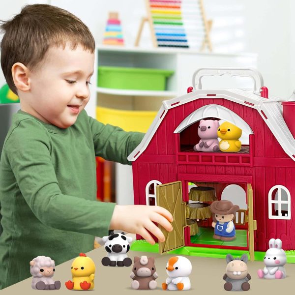 Kmuysl Animal Farm Playset Montessori Toddler Gift - Image 2