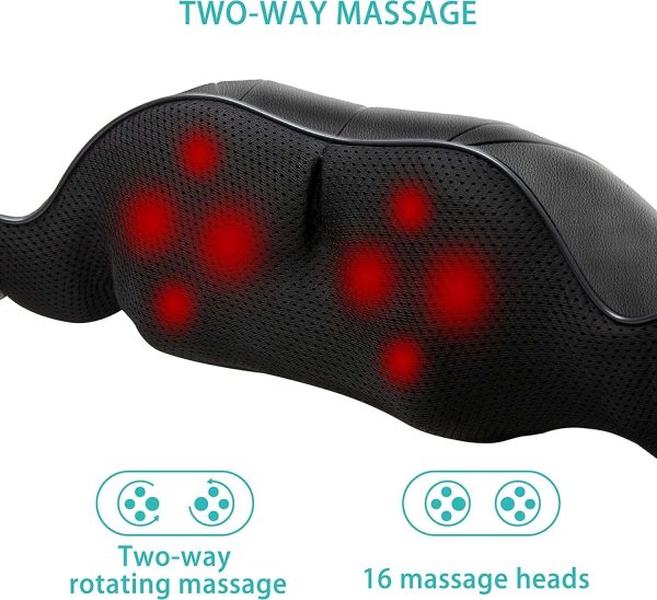 Aerlang Shiatsu 4d Electric Heated Neck Back Massager - Image 3
