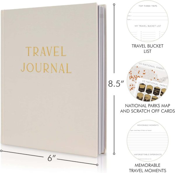 Beautiful Linen Travel Journal Gift For Women - Image 3