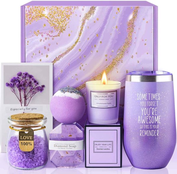 Lavender Spa Gift Set: Birthday, Christmas, Valentine