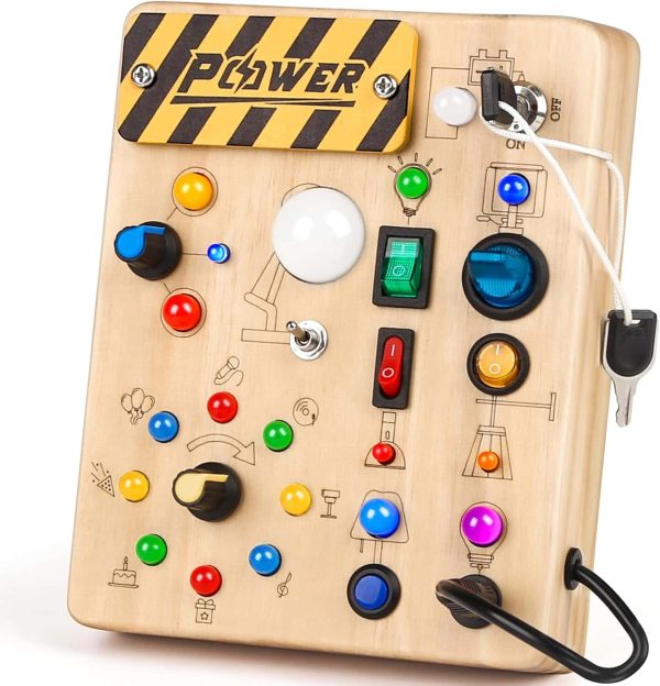 Joyreal Montessori Sensory Busy Board Toy Gift