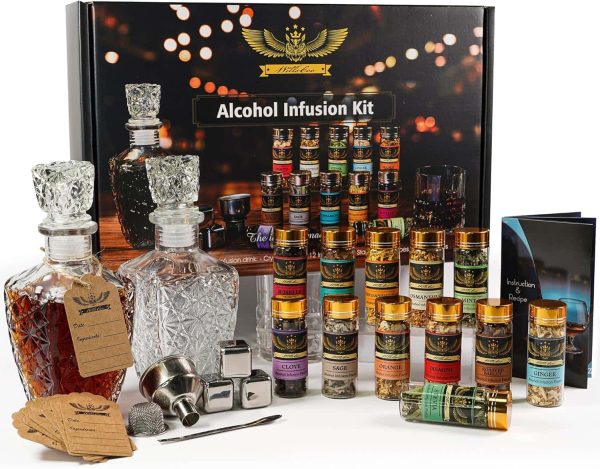Diy Alcohol Infusion Kit: Flavored Spirits Gift Set