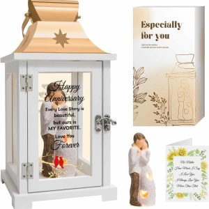 Romantic Anniversary Lantern Gift: Couples, Women, Men