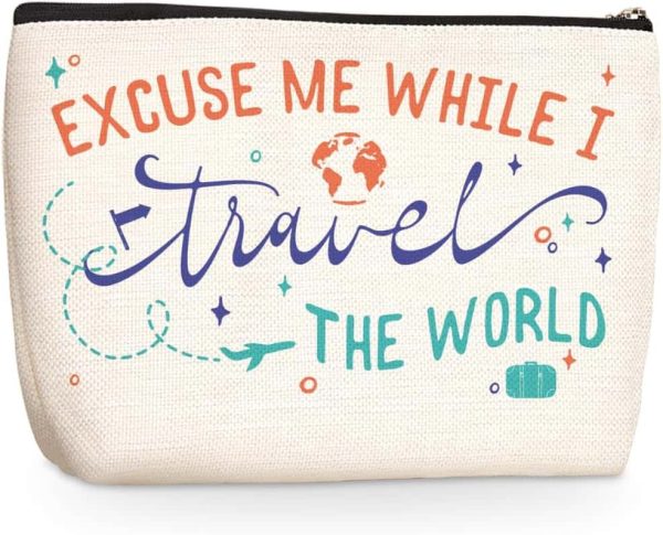 Funny Travel Makeup Bag Gift For Women Travelers