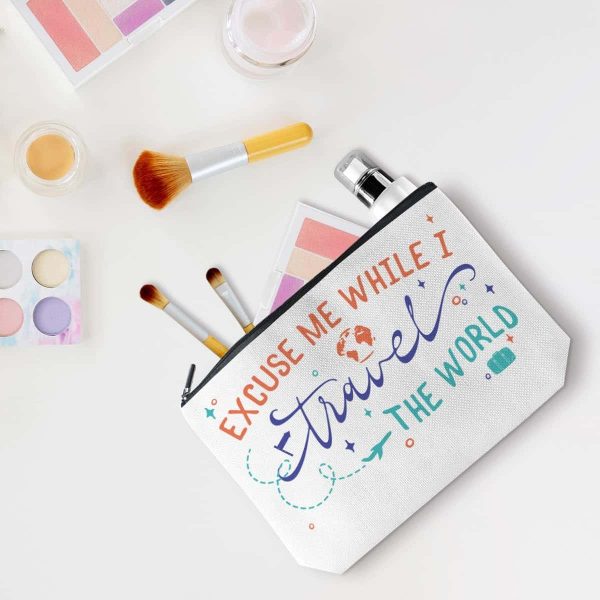 Funny Travel Makeup Bag Gift For Women Travelers - Image 2