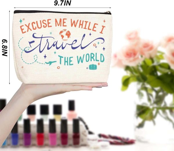 Funny Travel Makeup Bag Gift For Women Travelers - Image 3