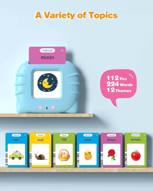 Talking Flash Cards Toddler Language Montessori Autism Sensory - Image 2