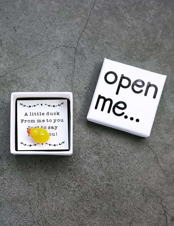 I Love You Valentine's Duck Matchbox Boyfriend Girlfriend - Image 3
