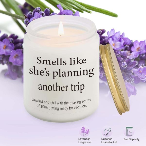 Travel Gifts Women Scented Candle Vacation Essentials - Image 3