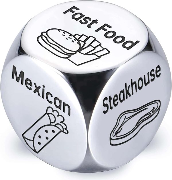 Father's Day Gift Dice: Funny Steel Decision Stocking Stuffer