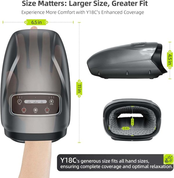 Upgraded Heated Compression Hand Massager 2024 - Image 3