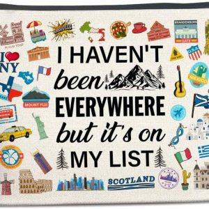 Adventure Travel Makeup Bag - Wanderlust Gift For Women
