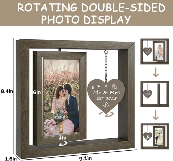 Wedding Couple Gifts: Mr & Mrs, Bridal, Funny, Engaged - Image 3