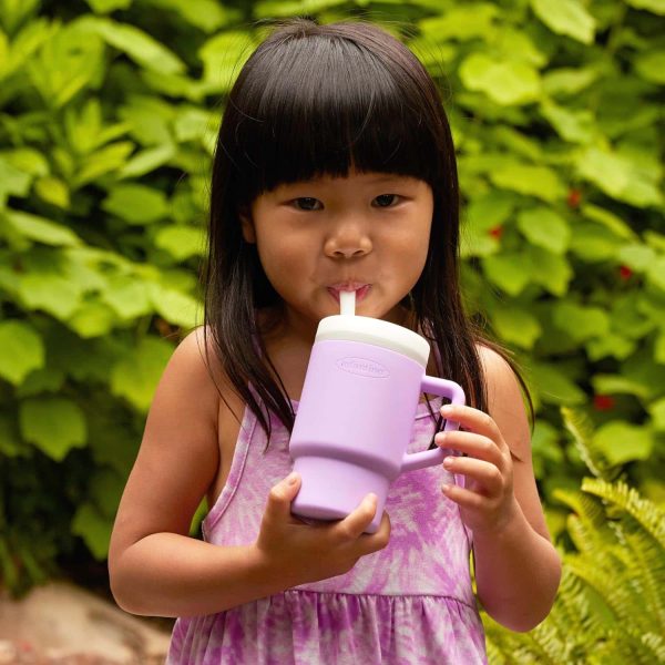 Infantino Toddler Tumbler Straw Leak-resistant Lilac - Image 2