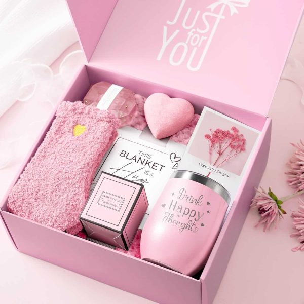 Mothers Day Spa Basket: Rose Luxury Self-care Gifts - Image 3