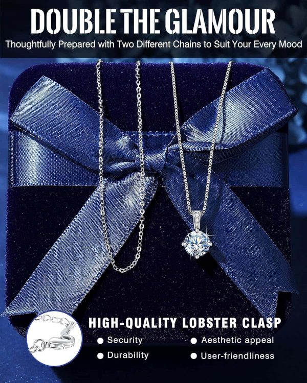 Wife Anniversary Diamond Necklace Gift - Image 3