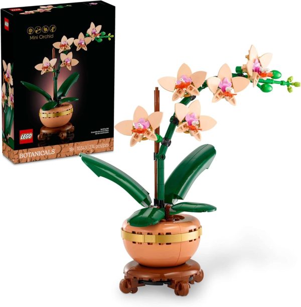 Lego Orchid Set: Decor, Gift, Adult Indoor Plant