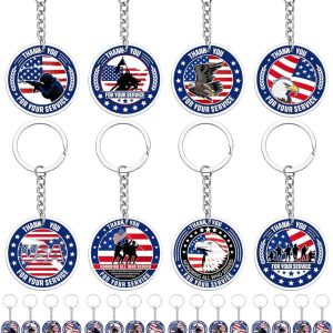 Veterans Appreciation Keychains: Patriotic Usa Gifts