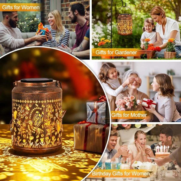3d Hummingbird Solar Lantern Garden Decor - Image 3