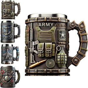 Military 3d Mug Veteran Tribute Engraved Gift