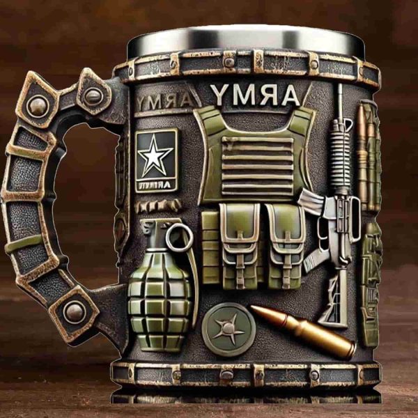 Military 3d Mug Veteran Tribute Engraved Gift - Image 2