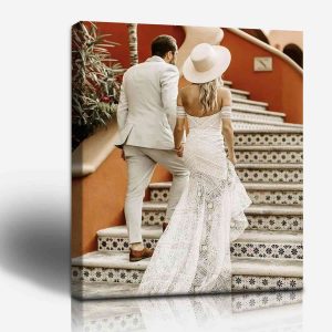Personalized Canvas Art: Couple Photos & Wedding Gifts